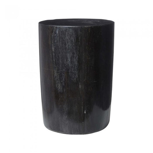 Binga Petrified Wood Table Black-abc