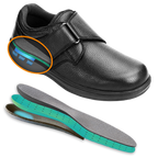 Broadway - Black Orthotic Shoe-abc