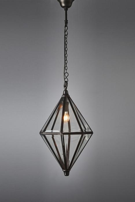 Clifftop hanging lamp in bronze-abc