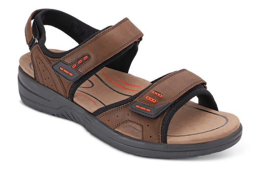 Cambria Brown Men's Sandals-abc