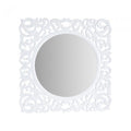 Astawa White Lattice Mirror 800x800mm-abc