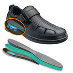 Melbourne - Black Orthotic Sandal-abc