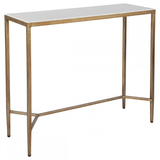 Chloe Console Table - Small Gold-abc