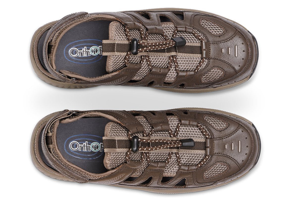 Alpine Brown Orthotic Sandal-abc