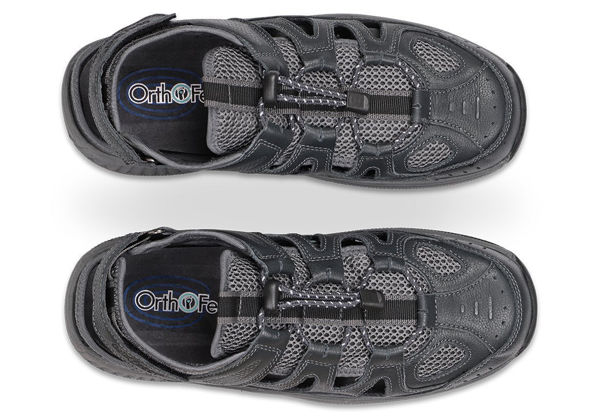 Alpine Gray Orthotic Sandal-abc