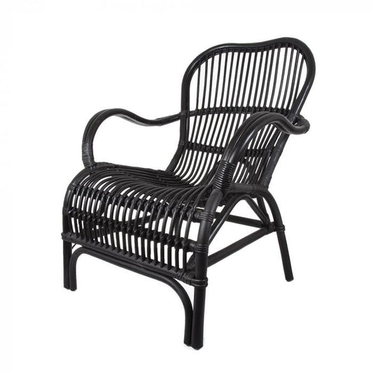 Seville Rattan Armchair Black-abc