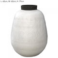 Amalfi Giant Pot White-abc