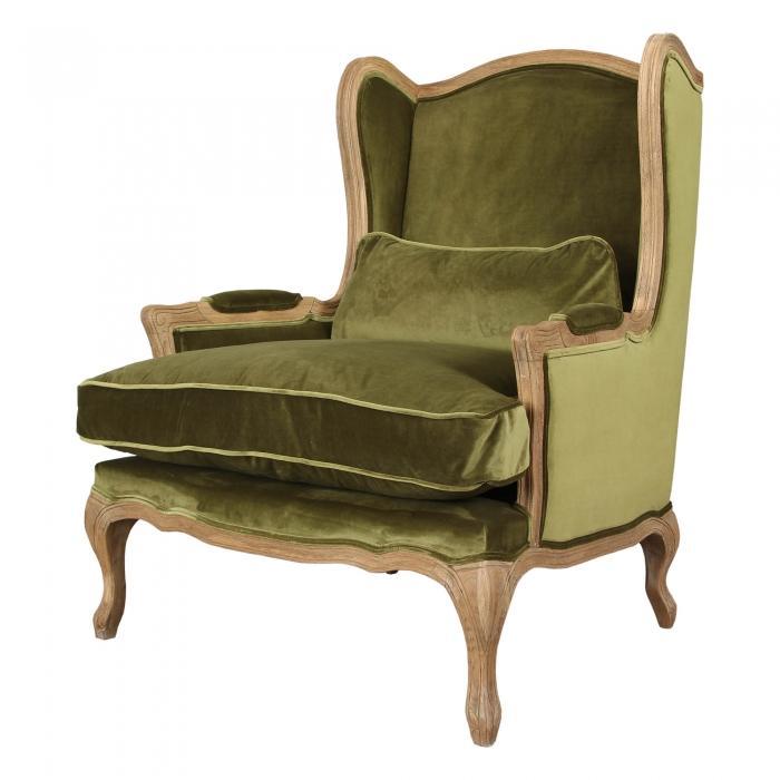 Grace Wingback Green Velvet-abc