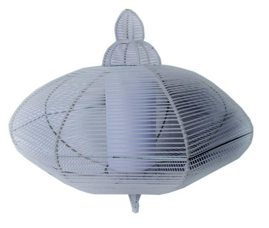 H & M Pendant - White-abc