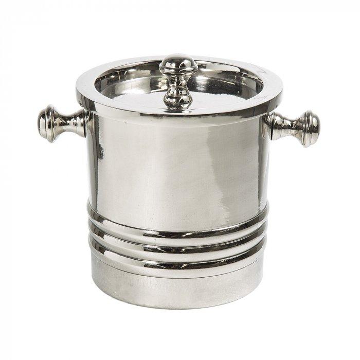Round Ice Bucket in nickel-abc