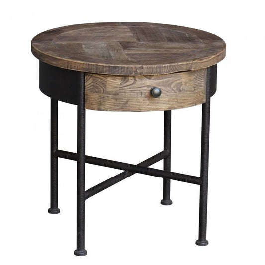 Denver Round Side Table-abc