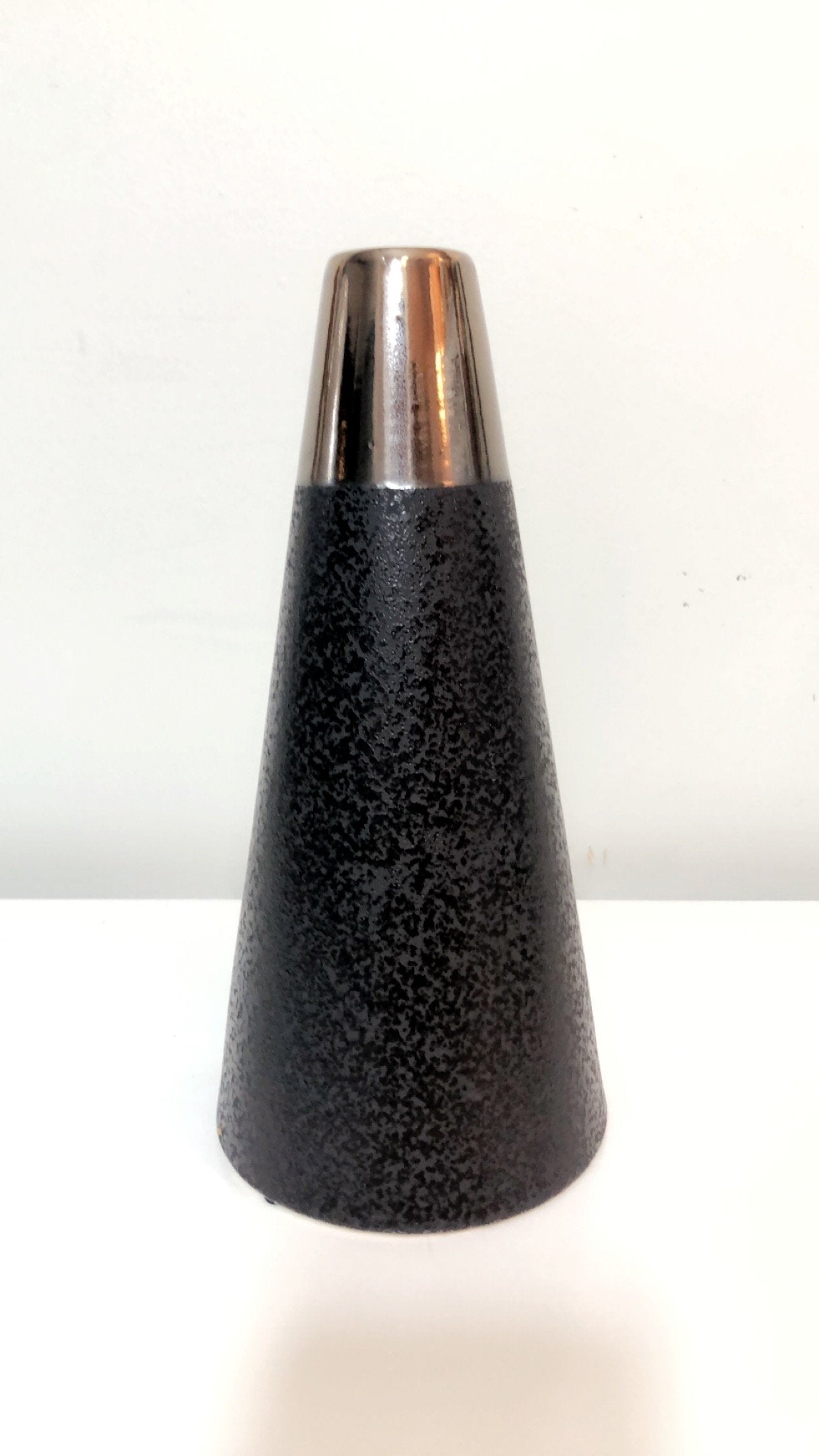Black Volcano Vase - Medium-abc
