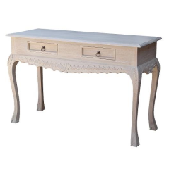 Grey Wash Carved Console-abc
