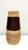 Ceramic Choc Rope Vase - Medium-abc