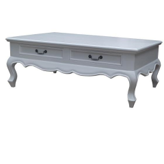 White 4 Drawer Coffee Table-abc