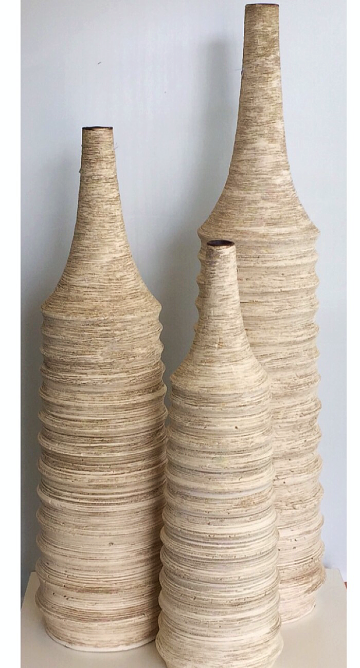 Cone Head Ceramic Vase Large-abc