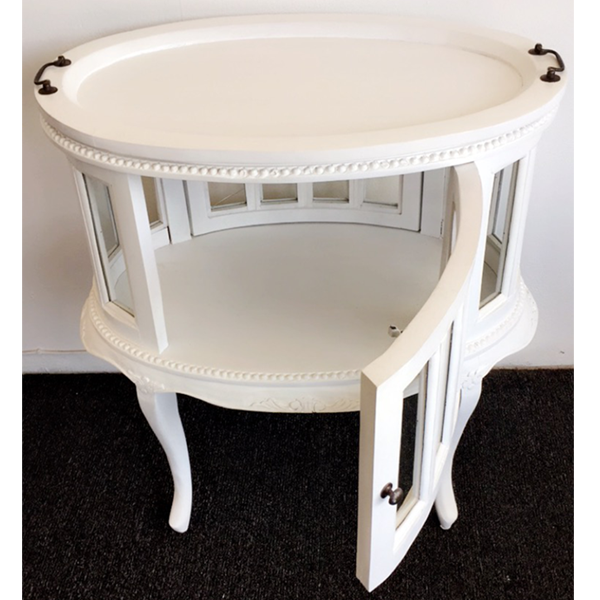 White Tea Oval Table-abc
