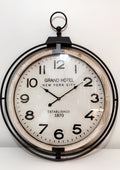 Iron Frame NEW YORK Wall Clock-abc