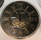 American Old West White Wall Clock-abc