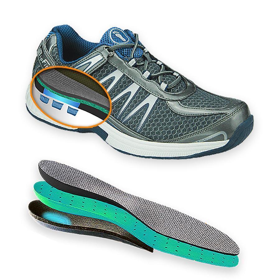 Sprint - Blue, Tie-Less & Heel Strap-abc