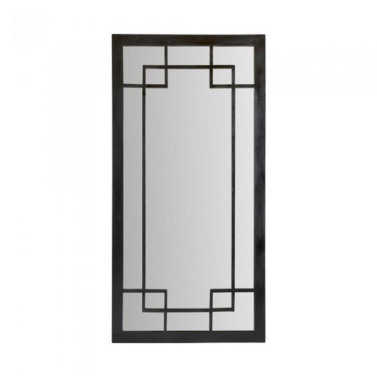 Tuscany Black Floor Mirror 1000x2000mm-abc