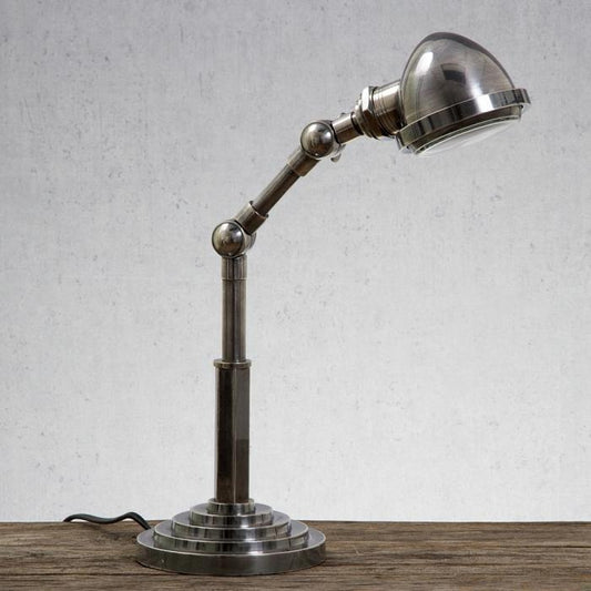 Cosmo Desk Lamp in Antique Silver-abc