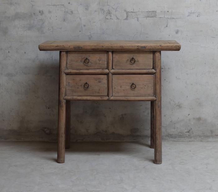 Shanxi Elm Table 100cm-abc