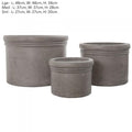Nela Planter Set/3-abc