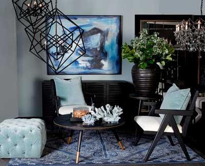 Columbo Floor Mirror - Black-abc