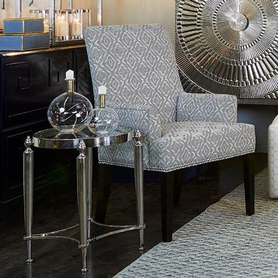 Jak Side Table - Nickel-abc