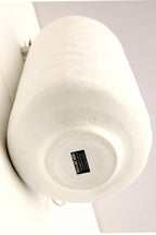 Monaco Large - White - Large Hand Cut Hurricane Art Glass Table Lamp-abc