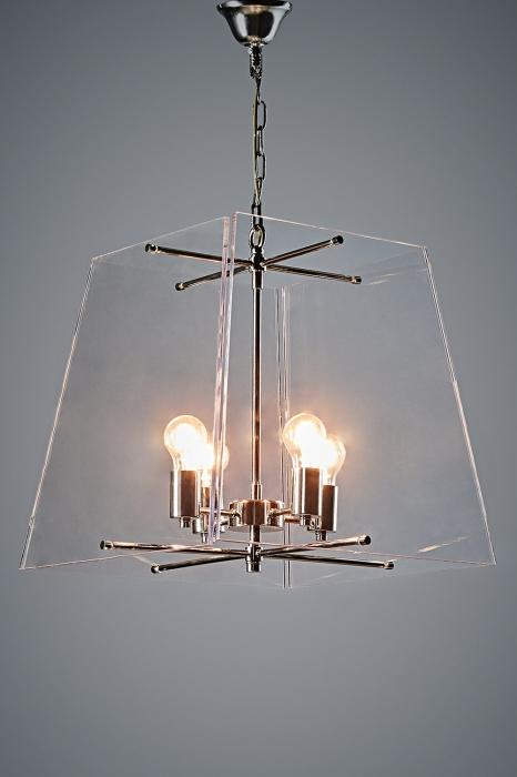 Vera hanging lamp in nickel-abc