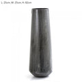 Tapered Pot Antique Zinc 30x80-abc