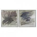 Grey Invasion Wall Art - Set of 2 - 100 x 100-abc