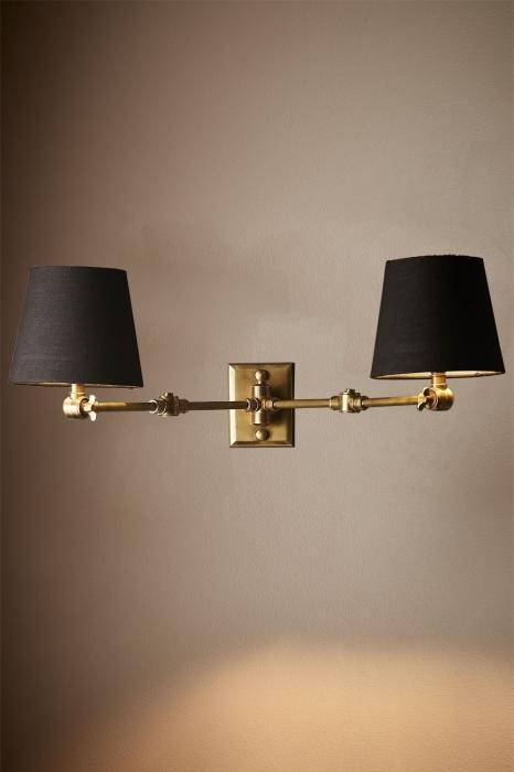 Worcester Sconce Base Antique Brass-abc