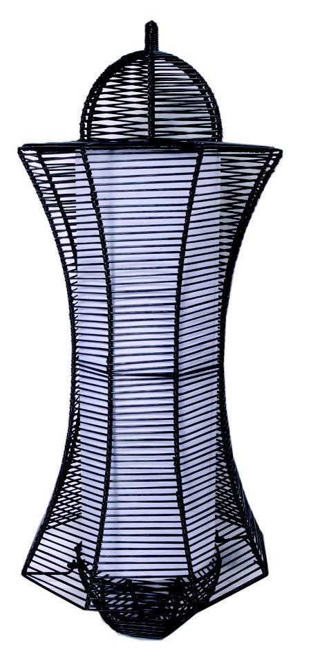 H & M Pendant - Tall - Black-abc