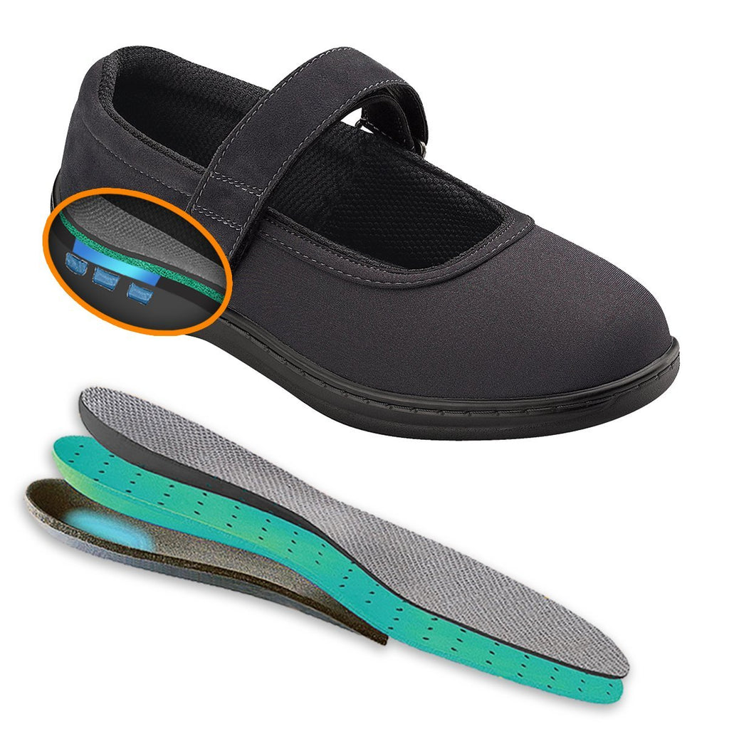 Springfield-Black Women's Mary Jane Stretchable-abc