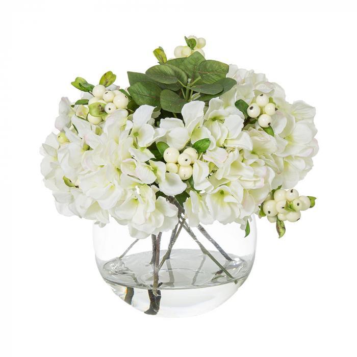 Arrangement Hydrangea White-abc