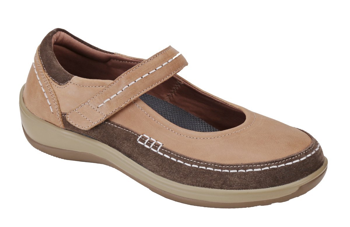 Athens - Beige Mary Jane Shoes-abc