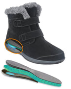 Florence-Black Boots With Fur-abc