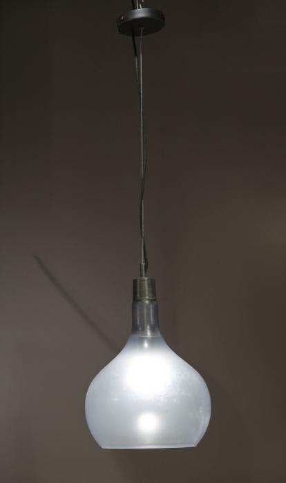 Oakmont Glass Hanging Lamp In Grey-abc