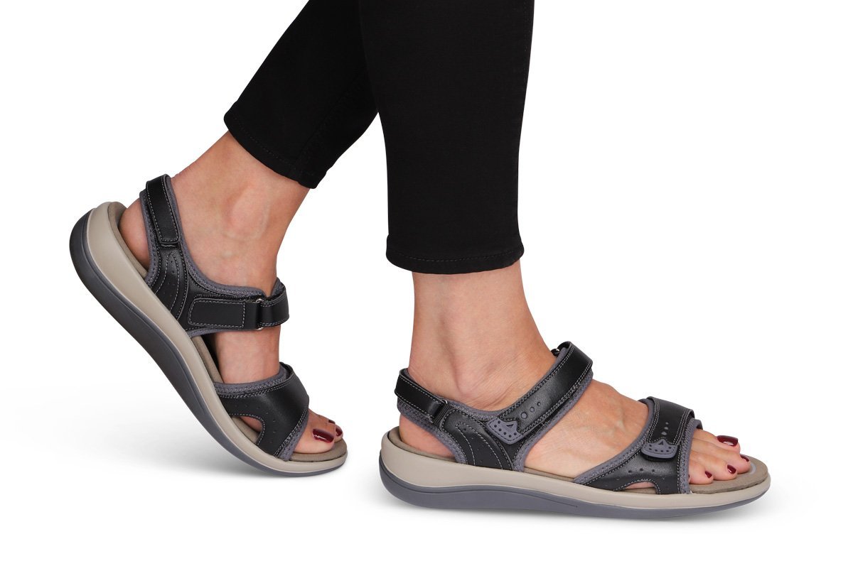 Malibu Black Women's Sandals-abc