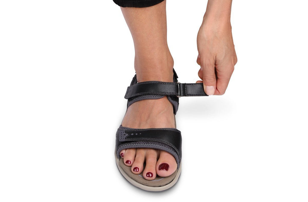 Malibu Black Women's Sandals-abc