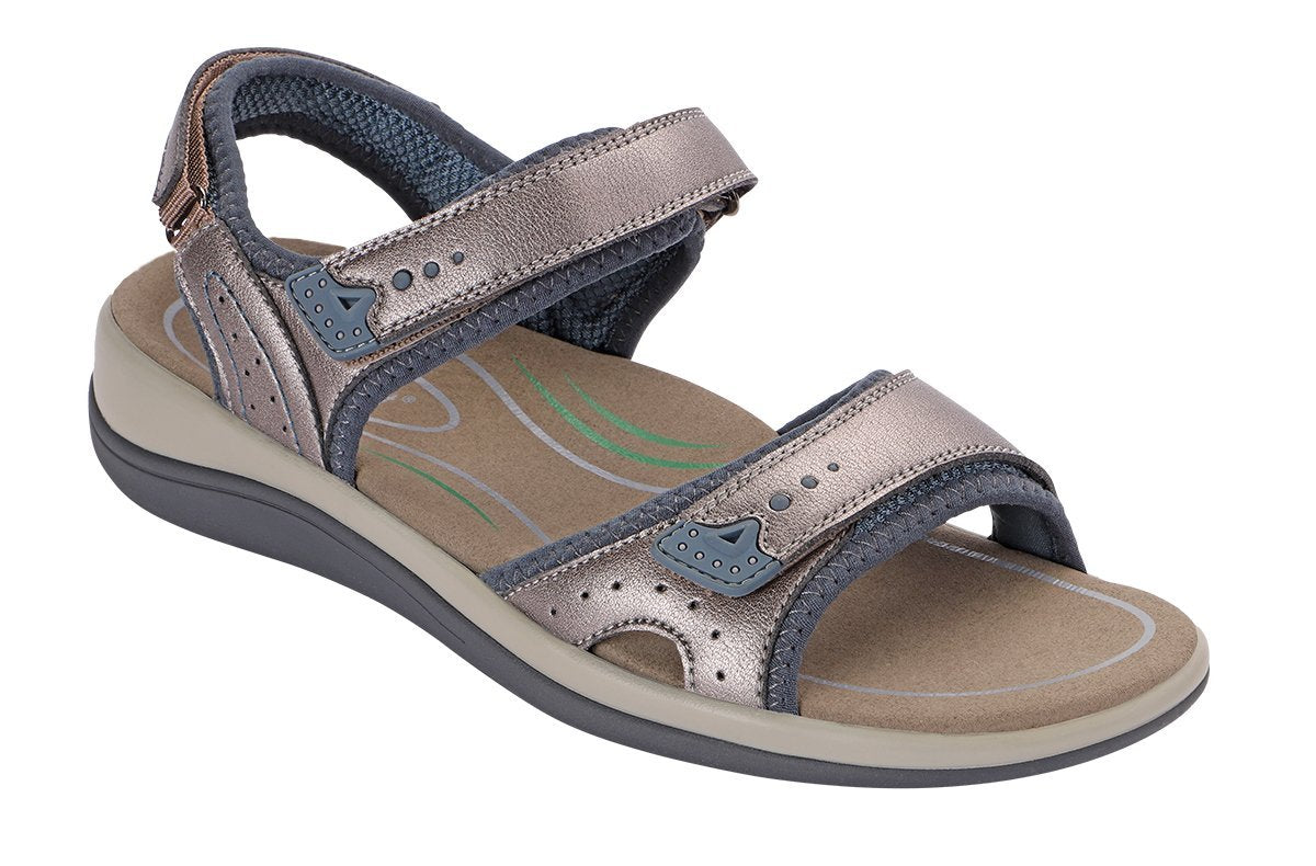 Malibu Pewter Women's Sandals-abc