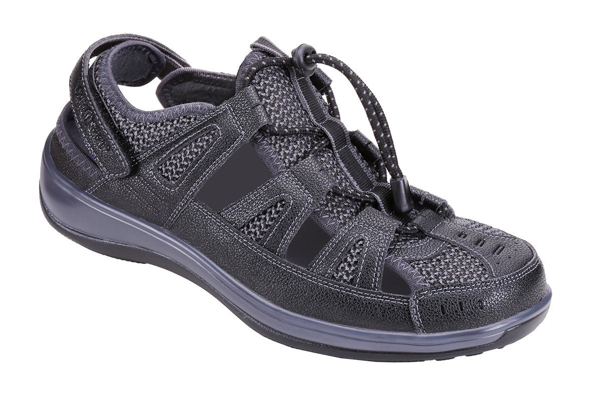 Verona Black Orthotic Sandal-abc