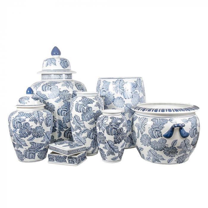 Monstera Ginger Jar-abc