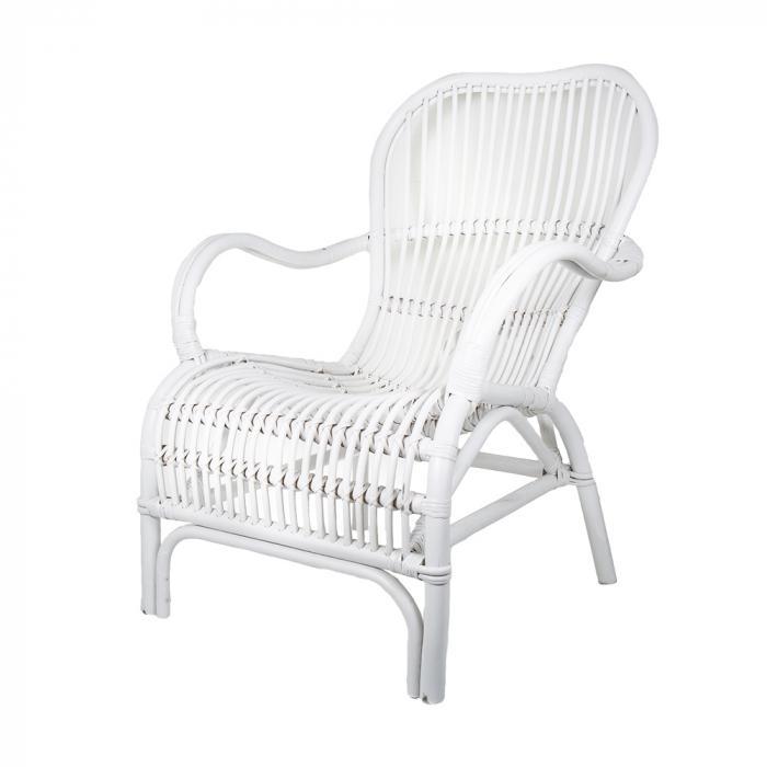 Seville Rattan Armchair White-abc