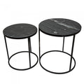 Alor Round Table Set/2 Blk-abc
