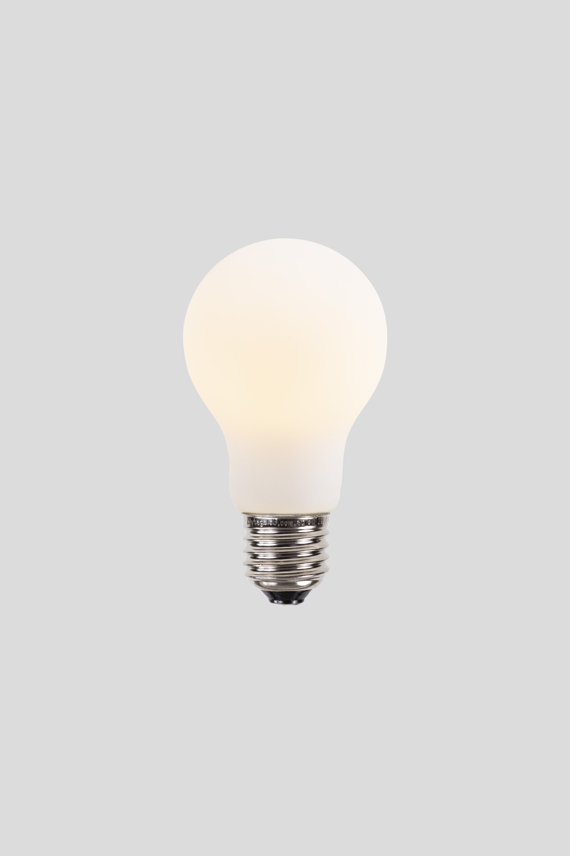 A60 LED Filament - Porcelain Frosted - 6W E27 2700k-abc