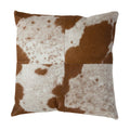Cow Hide Square Block Cushion-abc